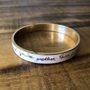 Ban.do script enamel bangle 🦄💖